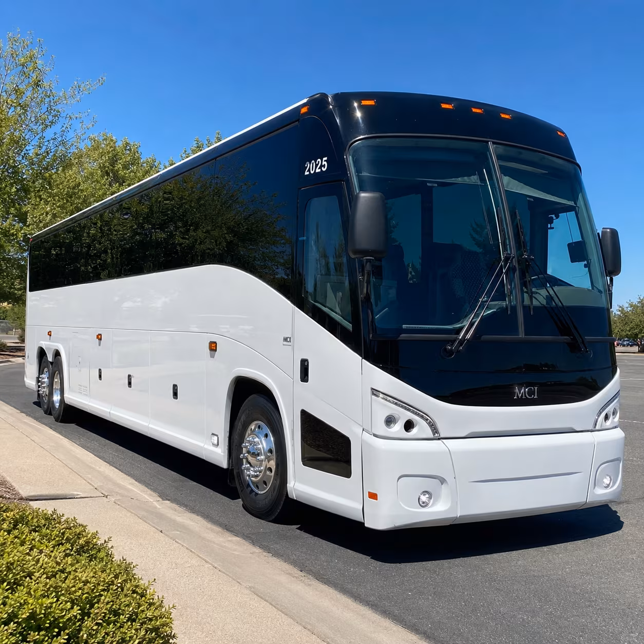 miami charter bus services exterior